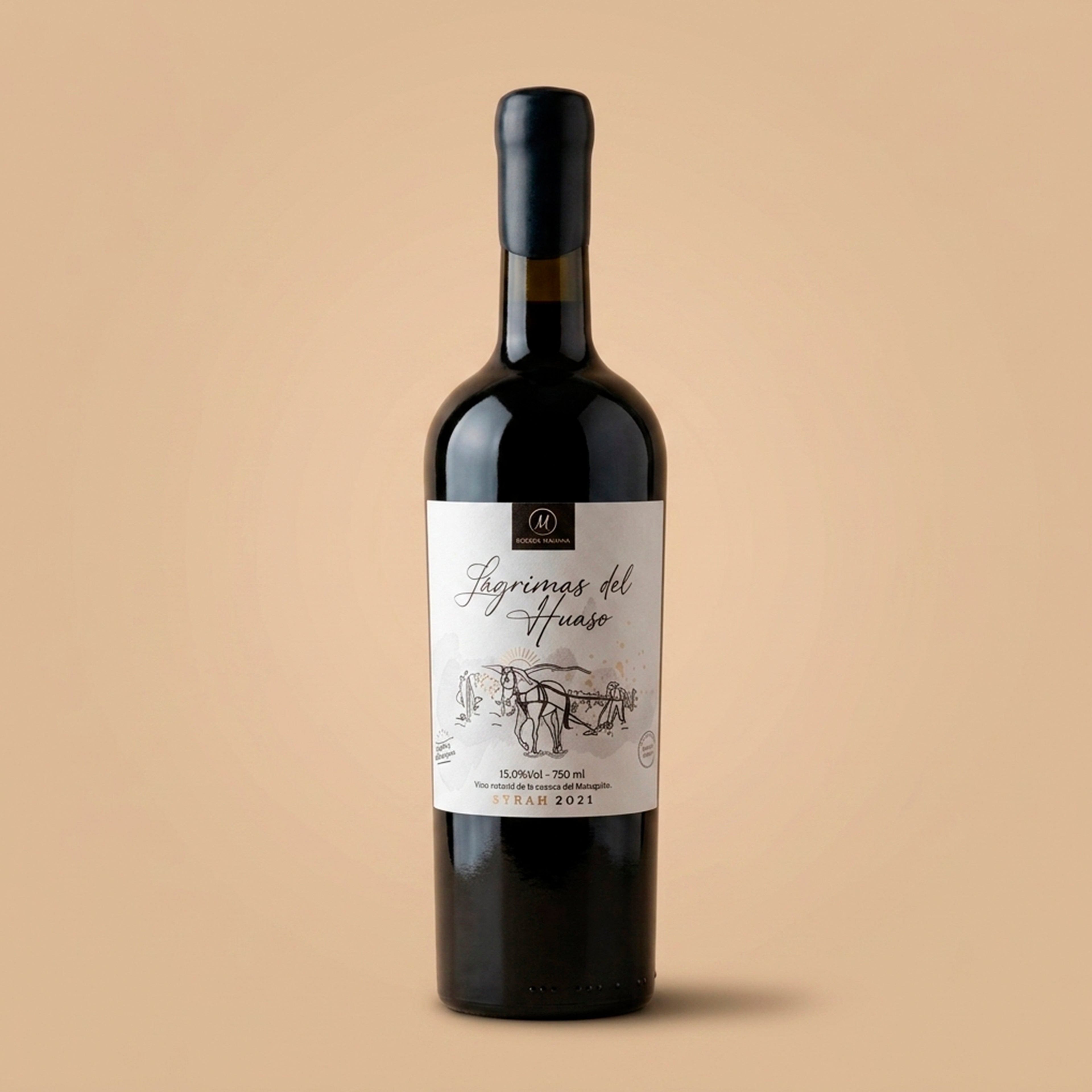 Sirah 2021 | Lágrimas del Huaso | Vino Tinto Premium